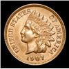 Image 2 : 1907 . . Indian Cent 1c Grades Choice+ Unc BN