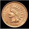 Image 2 : 1907 . . Indian Cent 1c Grades Choice+ Unc RD