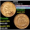 Image 1 : 1909 . . Indian Cent 1c Grades Select Unc BN