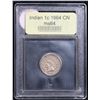 Image 2 : ***Auction Highlight*** 1864 CN . . Indian Cent 1c Graded Choice Unc By USCG (fc)