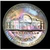 Image 3 : 1954-s Stunning color . Jefferson Nickel 5c Grades GEM Unc