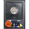 Image 4 : ***Auction Highlight*** 1955-p Ultra rare in full steps . Jefferson Nickel 5c Graded Choice Unc+ 5fs