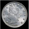Image 2 : 1911 . . Liberty Nickel 5c Grades Choice+ Unc