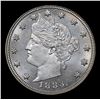 Image 2 : 1883 n/c . Semi PL Liberty Nickel 5c Grades GEM Unc