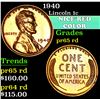Image 1 : 1940 . . Lincoln Cent 1c Grades Gem Proof Red