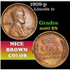 Image 1 : 1909-p . . Lincoln Cent 1c Grades Select Unc BN