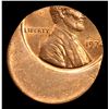 Image 2 : 1974-p Mint Error Sturck 50% off Center Lincoln Cent 1c Grades Select Unc RD