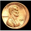 Image 2 : 1983-p Mint Error Sturck 10% off Center Lincoln Cent 1c Grades GEM Unc RD