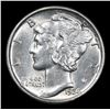 Image 2 : 1934-p . . Mercury Dime 10c Grades Select Unc+ FSB