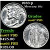 Image 1 : 1936-p . . Mercury Dime 10c Grades GEM++ FSB