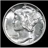 Image 2 : 1941-p . . Mercury Dime 10c Grades Choice Unc+ FSB