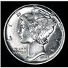 Image 2 : 1943-p . . Mercury Dime 10c Grades Choice+ Unc