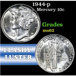 1944-p . . Mercury Dime 10c Grades Select Unc