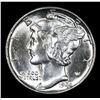 Image 2 : 1944-p . . Mercury Dime 10c Grades Select Unc