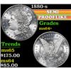Image 1 : 1880-s . Semi PL Morgan Dollar $1 Grades Choice+ Unc