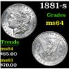 Image 1 : 1881-s . . Morgan Dollar $1 Grades Choice Unc