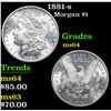 Image 1 : 1881-s . . Morgan Dollar $1 Grades Choice Unc