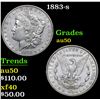 Image 1 : 1883-s . . Morgan Dollar $1 Grades AU, Almost Unc