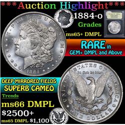 1884-o . . Morgan Dollar $1 Grades GEM+ DMPL