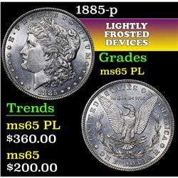 1885-p . . Morgan Dollar $1 Grades GEM Unc PL