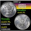 Image 1 : 1885-p . . Morgan Dollar $1 Grades GEM Unc PL