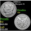 Image 1 : 1894-o . . Morgan Dollar $1 Grades f, fine