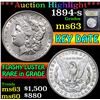 Image 1 : 1894-s . . Morgan Dollar $1 Grades Select Unc