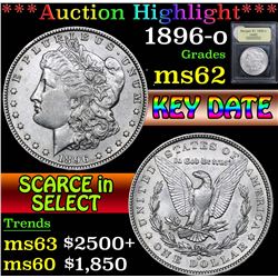 1896-o . . Morgan Dollar $1 Grades Select Unc