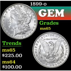 1899-o . . Morgan Dollar $1 Grades GEM Unc