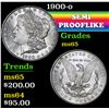 Image 1 : 1900-o . Semi PL Morgan Dollar $1 Grades GEM Unc