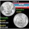 Image 1 : 1901-o . Semi PL Morgan Dollar $1 Grades Choice+ Unc