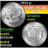 Image 1 : 1921-p . . Morgan Dollar $1 Grades Choice+ Unc