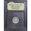 Image 2 : ***Auction Highlight*** 1857-p . . Seated Liberty Dime 10c Graded Select Unc By USCG (fc)