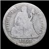 Image 2 : 1868-p . . Seated Liberty Dime 10c Grades vg, very good