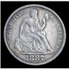 Image 2 : 1887-s . . Seated Liberty Dime 10c Grades vf++