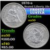 Image 1 : 1876-s . . Seated Liberty Quarter 25c Grades AU, Almost Unc