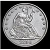 Image 3 : 1856-p . . Seated Half Dollar 50c Grades Choice AU/BU Slider