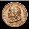 Image 2 : Benjamin Franklin Token . . Benjamin Franklin Token 1c Grades Choice AU/BU Slider