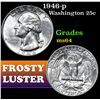 Image 1 : 1946-p . . Washington Quarter 25c Grades Choice Unc