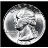 Image 2 : 1947-p . . Washington Quarter 25c Grades Choice+ Unc