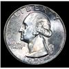 Image 2 : 1955-p Original Mint Set Toning . Washington Quarter 25c Grades GEM Unc