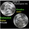 Image 1 : 2019-w . . Washington Quarter 25c Grades Select+ Unc
