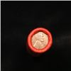 Image 2 : Mixed small cents 1c orig shotgun roll, 1912-s one end, 1881 Indian cent other end