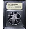 Image 2 : 1995-p Olympic Gymnast Proof  Modern Commem Dollar $1 Graded GEM++ Proof Deep Cameo by USCG