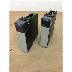 (2) Allen Bradley 1756-ENBT A Ethernet/IP 10/100Mb/s Communications Bridge