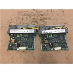 (2) Allen Bradley 1746-N04V Analog Output Module