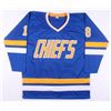 Image 3 : Hanson Brothers Signed "Slap Shot" Charlestown Chiefs Jersey (Beckett COA)