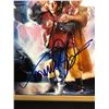 Image 2 : MICHAEL J FOX SIGNED 8 X 10 FRAMED BACK TO THE FUTURE PRINT