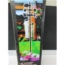 New Weathervane Station , 5 function 56" tall - Rain Gauge and more
