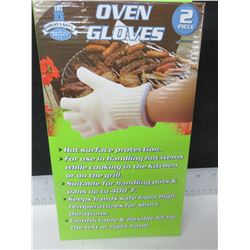 1 Pair of New Oven Gloves/Ove Glove - excellent for BBQ & Camping